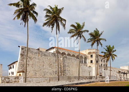 Castello di S. Giorgio, Elmina, Ghana, Africa Foto Stock