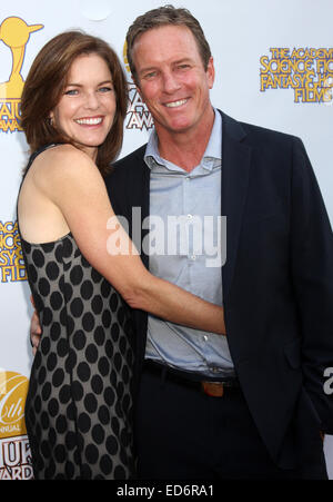 Saturn Awards 2014 - Arrivi con: Susan Walters,Linden Ashby dove: Los Angeles, California, Stati Uniti quando: 26 Giu 2014 Foto Stock