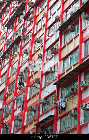 Alloggiamento High-Rise, Hong Kong. Foto Stock