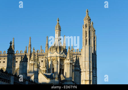 Cambridge, Regno Unito. 29 Dicembre 2014: King's College Foto Stock