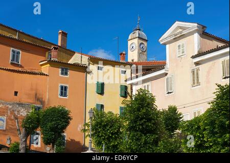 Centro storico, Labin, Istria, Croazia Foto Stock