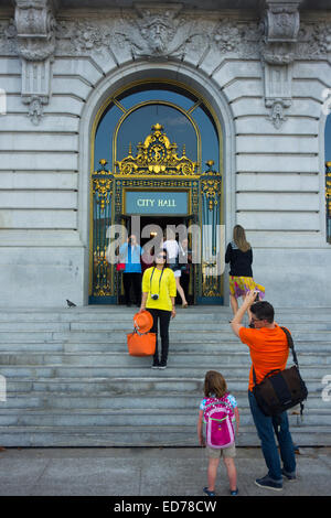 Esterno San Francisco municipio edificio Foto Stock
