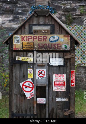 Kipper House smokery Abergavenny Food Festival Foto Stock