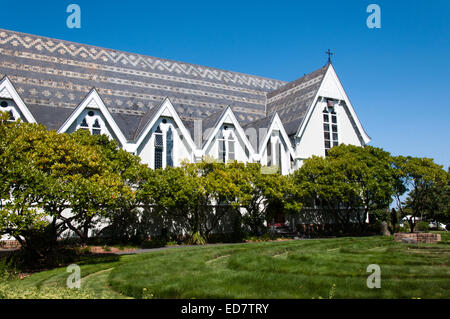 Old St Marys nella chiesa della Santa Trinità Auckland ex cattedrale una delle più belle chiese di legno in Nuova Zelanda Foto Stock