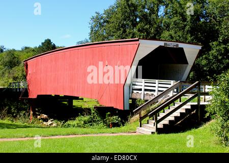 Ponte di cedro in Madison County Iowa Foto Stock