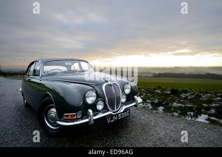 S Type Jaguar 3.4 1967 Foto Stock