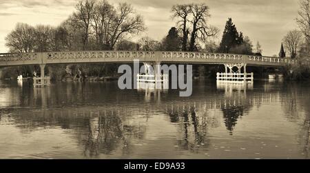 Whitchurch ponte a pedaggio, Pangbourne Foto Stock