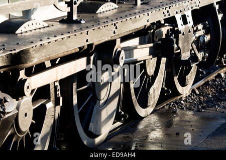 GWR classe 2800 locomotiva a vapore ruote a Gloucestershire e Warwickshire Railway, Gloucestershire, Regno Unito Foto Stock