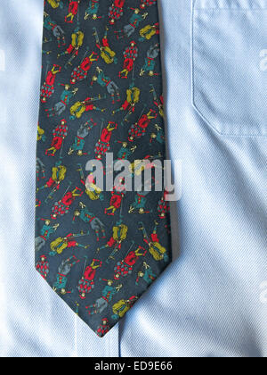 Interessante il golf vintage rapture tie, maschio neckware in seta Foto Stock