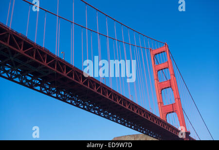 Golden Gate bridge in San Francisco CA Foto Stock