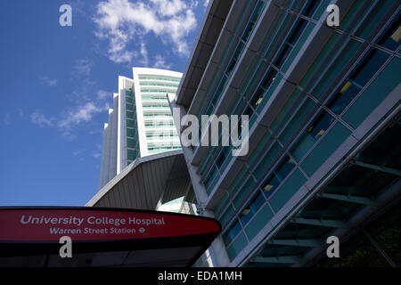 University College Hospital UNITÀ CENTRALE ABITACOLO, London, Regno Unito Foto Stock