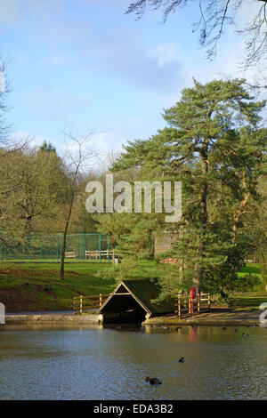 La piscina a Lickey Hills Country Park, Worcestershire, England, Regno Unito Foto Stock