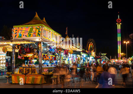 Evergreen State Fair con ruota panoramica Ferris Foto Stock