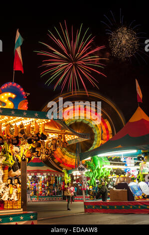 Evergreen State Fair con ruota panoramica Ferris Foto Stock