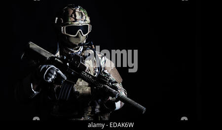 Le forze speciali soldato Foto Stock