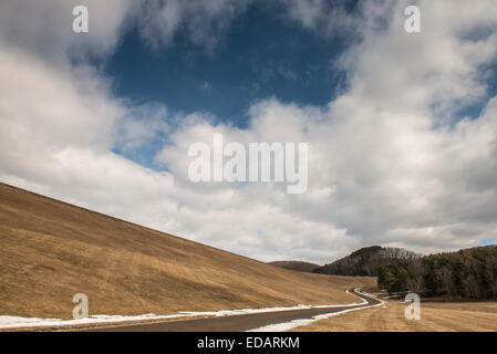 Barche Quabbin in inverno, Quabbin serbatoio Foto Stock