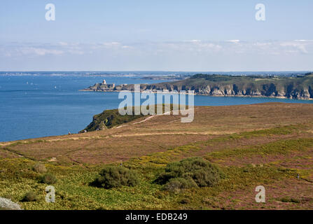 Europa, Francia, Bretagna, Costa Smeralda, Plévenon, cap Frehel Foto Stock