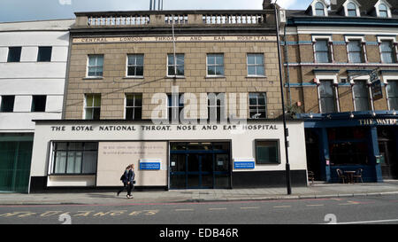 Il Royal National gola, naso e orecchie edificio ospedaliero esterno sulla Gray's Inn Road in London WC1X UK KATHY DEWITT Foto Stock