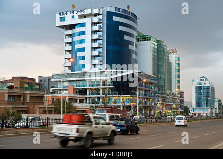 DH Geda Tower, Africa Avenue (bolo Road), Addis Abeba, Etiopia Foto Stock