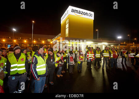 Sciopero in Amazzonia nel centro di distribuzione, Coblenza, Renania-Palatinato, Germania Foto Stock