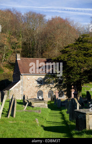 La vecchia scuola casa ora Margam Museo pietre dal cimitero di Margam Abbey, Neath Port Talbot, nel Galles del Sud. Foto Stock