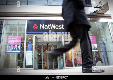 Esterno di un ramo di Natwest. Foto Stock