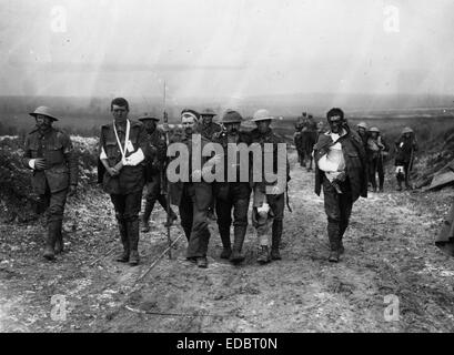 Battaglia di Bazentin Ridge. Foto Stock