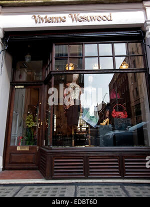 Esterno il colpo di Vivienne Westwood Store, Davies Street, Londra. Foto Stock