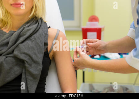 Vaccinazione. Foto Stock