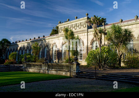 Aranciera, Margam Manor, Port Talbot, nel Galles del Sud. Foto Stock