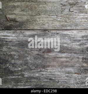 La texture di vecchie tavole di legno. Vista dall'alto. Foto Stock