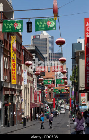 Chinatown a Melbourne, Australia Foto Stock