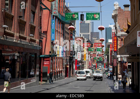 Chinatown a Melbourne, Australia Foto Stock