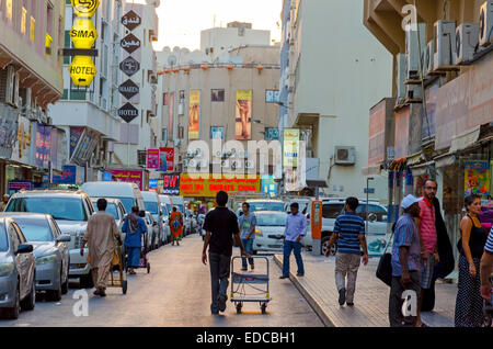 10Th Street, Al Sabkha, Dubai Foto Stock