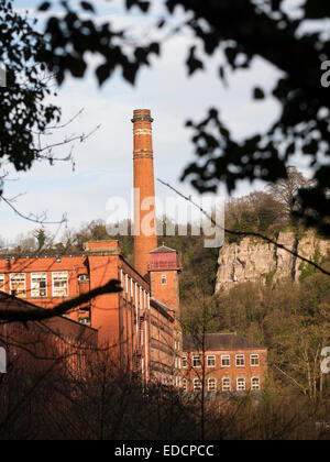 Masson Mill, Matlock, Derbyshire, Regno Unito Foto Stock