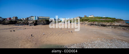 Tenby, Castle Beach di St Catherine's Island Foto Stock