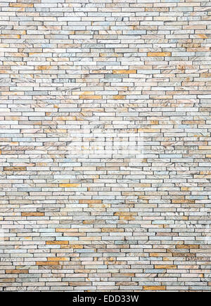 Moderno mattone parete utilizzando come sfondo Foto Stock
