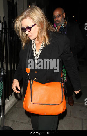 Tracey Emin Festa di Compleanno tenutasi in corrispondenza dei contrassegni Club in Mayfair offre: Carrie Fisher dove: Londra, Regno Unito quando: 04 Lug 2014 Foto Stock