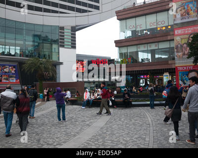 Hong Kong 2015 - i turisti a Victoria Peak Foto Stock