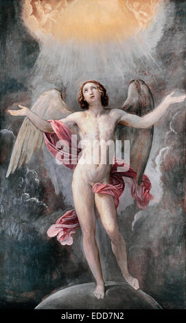 Guido Reni, anima benedetta 1640-1642 Olio su tela. Musei Capitolini di Roma, Italia. Foto Stock