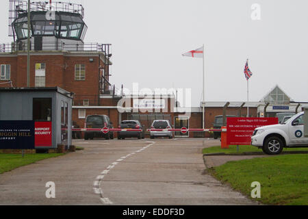 Londra Biggin Hill d'ingresso all'aeroporto Foto Stock