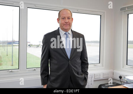 Londra Biggin Hill Airport Managing Director Curtis Accetta per salvare il St George's RAF Cappella Foto Stock