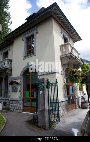 La Jaysinia,il giardino alpino di Samoëns Foto Stock