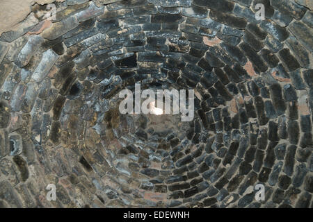 Tradizionale in mattoni di fango "alveare' alloggia nel villaggio di Harran, Provincia di Şanlıurfa, Anatolia sud-orientale, Turchia, Asia Foto Stock