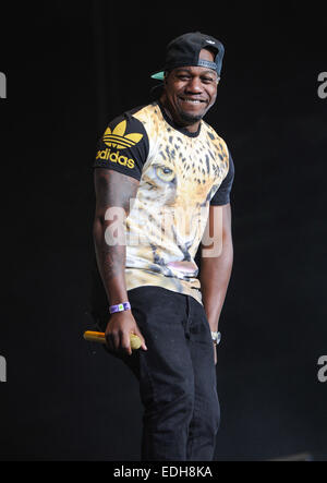 Accesso wireless a un Festival - Day 1 - Prestazioni - rudimentali con: DJ Fabbro,rudimentali dove: Birmingham, Regno Unito quando: 04 Lug 2014 Foto Stock