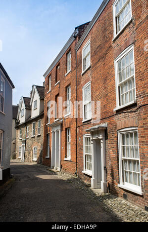 Gancio a piedi nella Cattedrale Precinct Norwich Norfolk Inghilterra Foto Stock