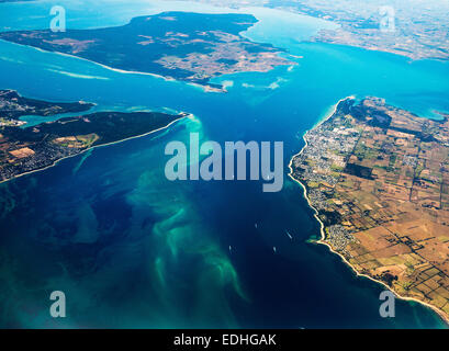 Bella vista areale di Melbourne la periferia sud - Philip Island , isola francese. Foto Stock