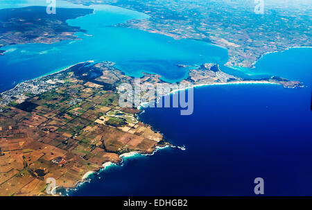 Bella vista areale di Melbourne la periferia sud - Philip Island , isola francese. Foto Stock