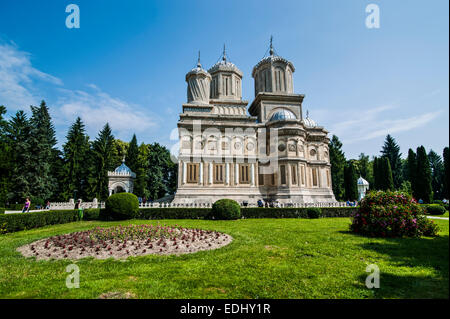 Curtea de Arges cattedrale, Curtea de Arges, Romania Foto Stock