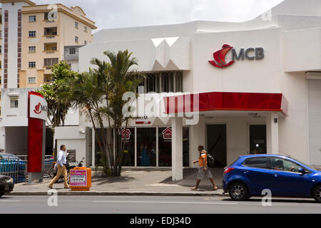 Mauritius Quatre Bornes, St Jean Road, Mauritius Commercial Bank branch Foto Stock